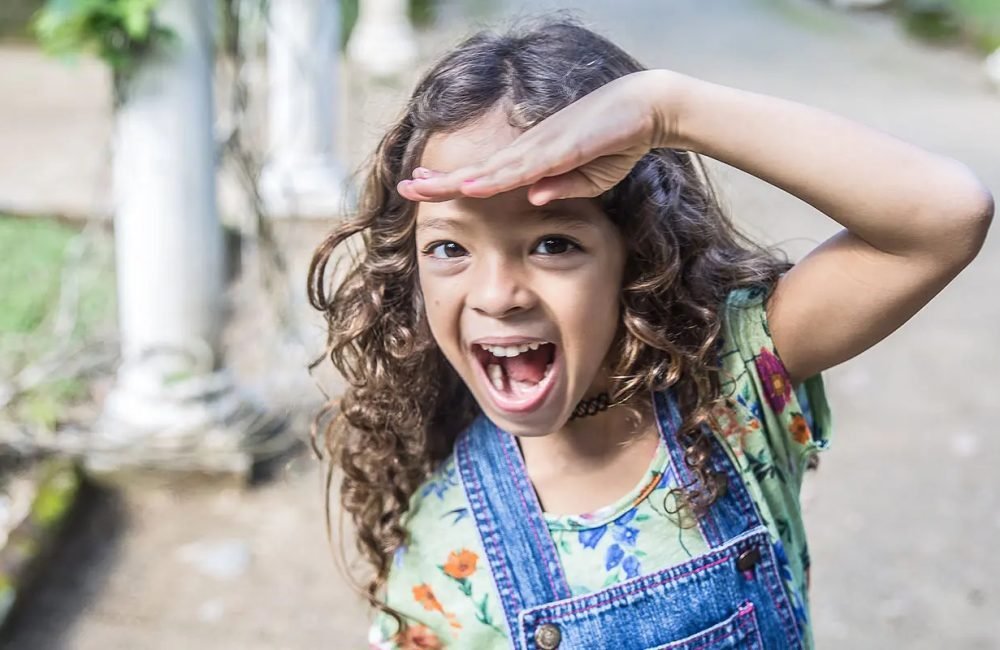 A child excited to explore and learn