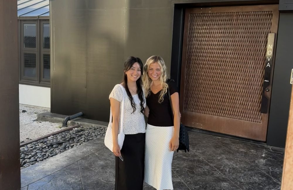 Anna with a fellow early childhood educator